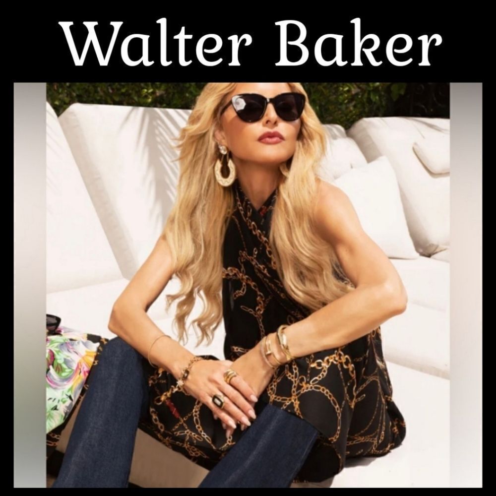 NWT Walter Baker Paradise Sarong Ibiza Chain